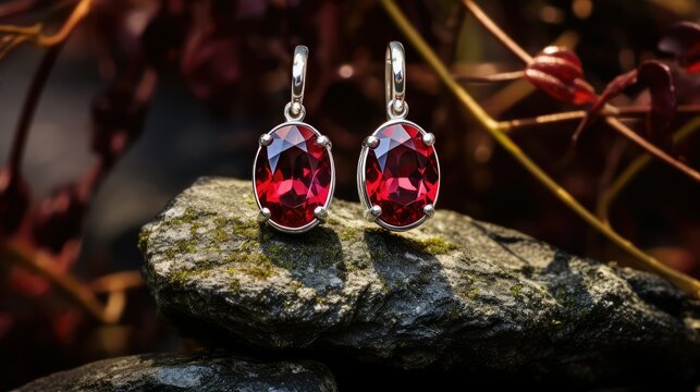 ruby red gemstone
