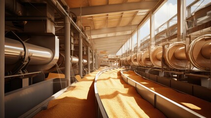 materials fermentation plant