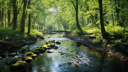 Obraz premium tranquility water yard