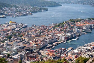 Bergen is a city on the southwest coast of Norway. It is surrounded by mountains and fjords,...