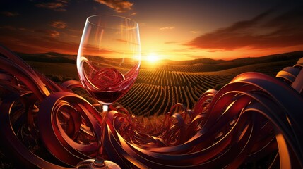 red wine swirl