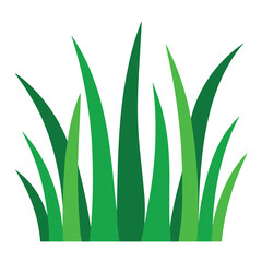 green grass vector icon design.