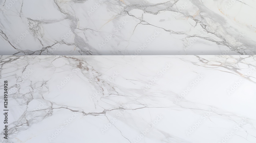 Wall mural veins marble table background