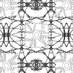 Obraz premium Hand Drawn Flowers and Leaves Line Pattern Watercolor Trendy Plan Trendy Color Cards Print On The Floor Home Textile Fabric Wallpaper Wrapping Cards Carpet Rug Background Fabric Linen Look Textures