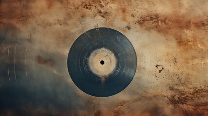 Obraz premium worn album cover texture
