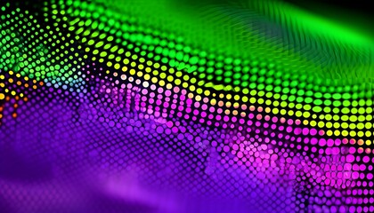 Fototapeta premium striking multicolored dot matrix that creates an abstract background, blending vibrant hues in a seamless pattern