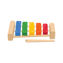 kids wooden xylophone piano rainbow 5 notes educational montesori tower rainbow tower toys
