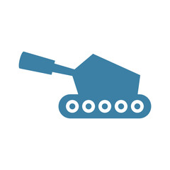 Fire tank logo icon design