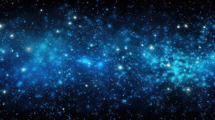 Obraz premium night sparkle blue