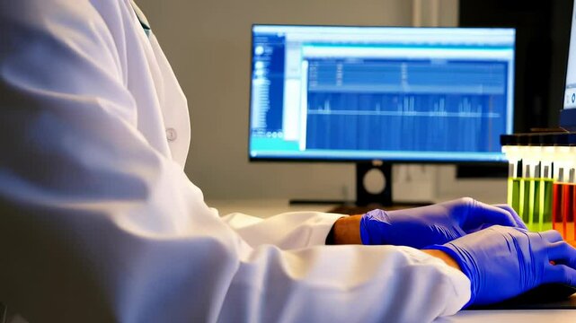 Scientist Working in Laboratory