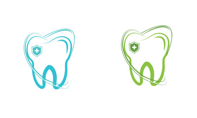 Dental clinic logo.teeth icon,symbol,logo.Health care icon,logo.