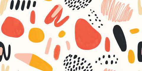 Vibrant Abstract Vector Pattern with Bold Geometric Shapes, Radial and Linear Elements, Inspired by Modern Celebration and Graphic Art