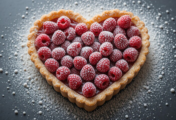 heart shaped pie