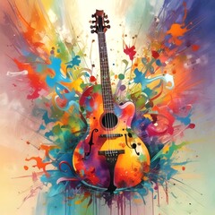 Illustration of sound background.