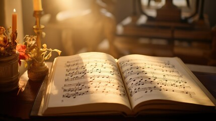 sacred hymn book