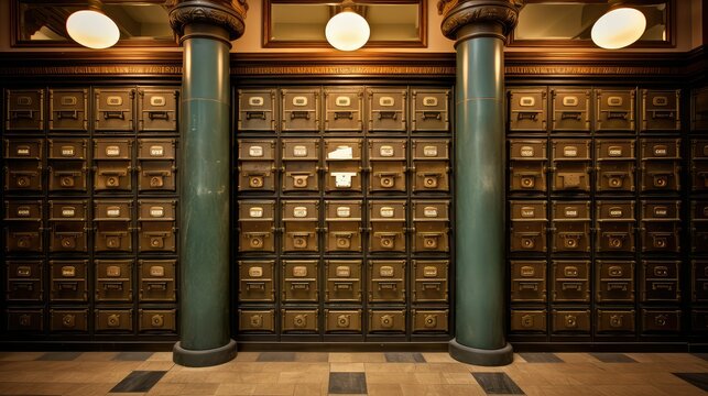 boxes vintage post office