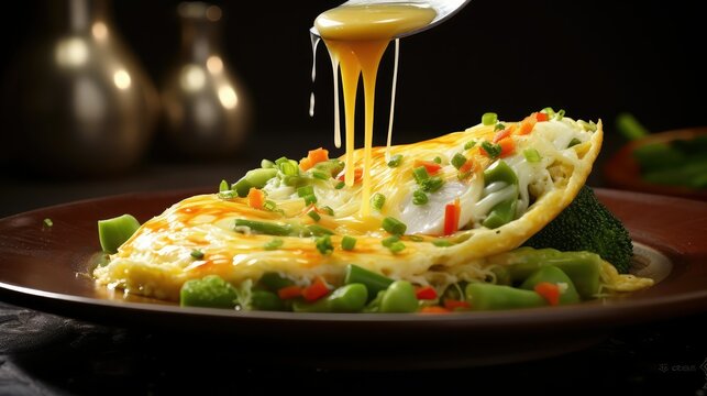 hot egg white omlet