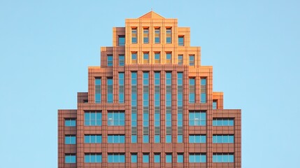 Modern Brick Building Facade Architectural Design