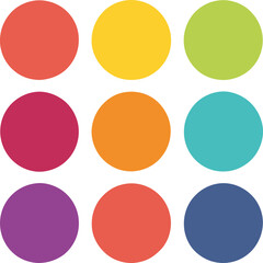 set of colorful round buttons,set of round buttons,set of colorful vector buttons