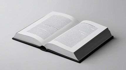 Open Book, Pages of Knowledge, Literary Exploration