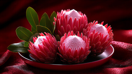  king protea's majestic flowers