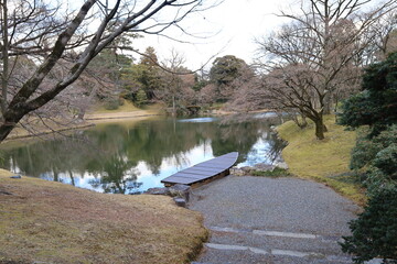 A scene of Sento-gosho Imperial Palace in Kyoto City