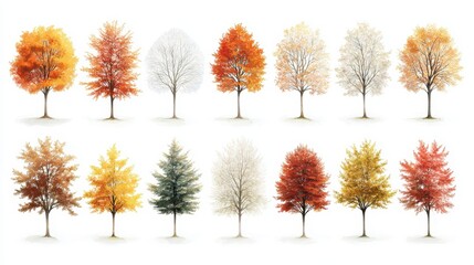 Radiant autumn forest, a breathtaking tapestry of colors in nature's masterpiece