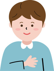 자기소개 하는 남자