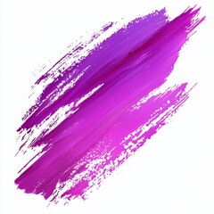 Vibrant Brush Stroke in Shades of Purple, Artistic Background for Creative Projects, Abstract Design Element Highlighting Energy and Motion