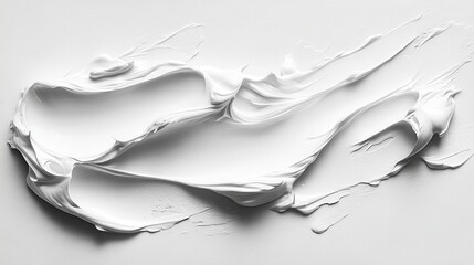 White paint texture, studio shot, abstract art background, design element