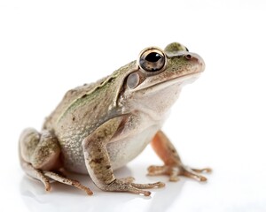 Fototapeta premium frog on white background