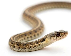 Obraz premium snake on white background