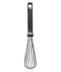 stainless steel whisk isolated