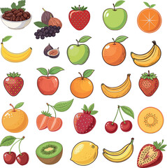 Fresh Fruit vector