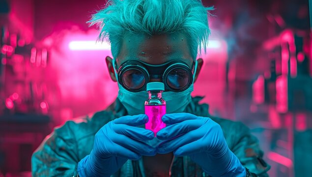 A vial of vaccine filled with clear fluid, embodying hope, health, and the collective fight against infectious diseases