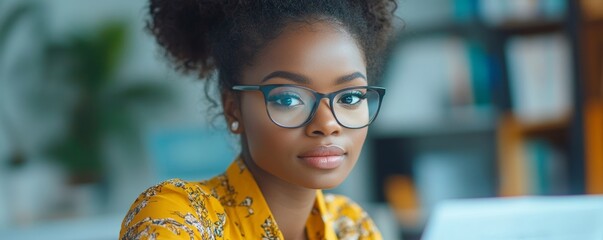 Lady Calculating Invoice. Chartered Accountant