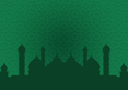 A beautiful and elegant beckground celebrating the holy month of Ramadhan. Featuring Islamic lanterns, a crescent moon, and Arabic calligraphy with warm golden tones, perfect for greeting car