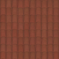 red roof tiles
