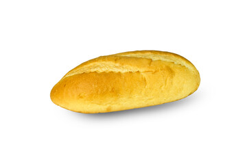 bread isolated on white background, Fresh Breads, Vietnamese Baguettes isolated on white background with clipping path, closed up. Bakery concept.