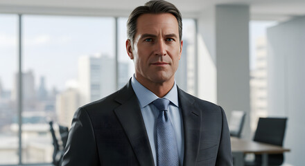 Portrait of a confident and successful leader.