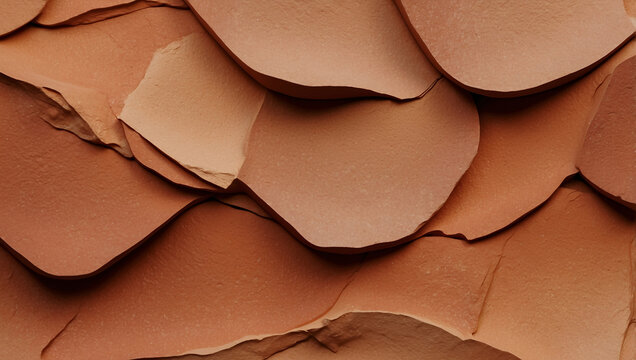 Warm Terracotta Gradient with Artistic Grain and Natural Imperfections