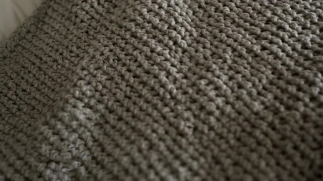 Knitted Fabric Closeup