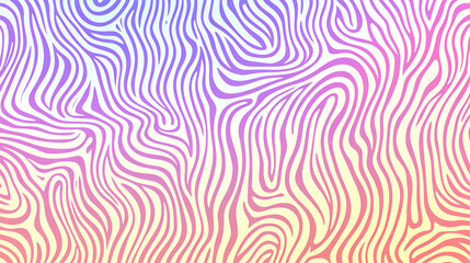Curvy Band Gradient Zebra Print Design Elegant Pattern Abstract Background Artistic Illustration