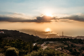 Beirut port from above, Lebanon