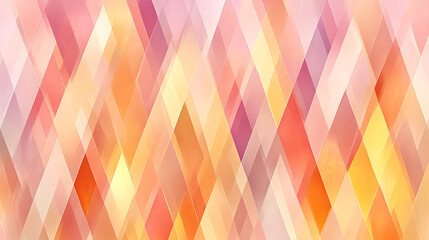 Elegant Abstract Rhombus Pattern in Peach and Crimson Tones Artistic Design Wallpaper Background