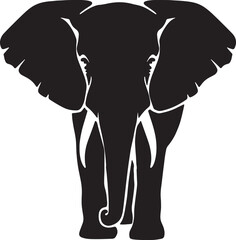 Elephant Silhouette vector art design