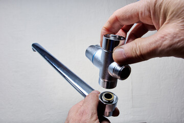 Tub and shower faucet set, system include components for both bathtub and shower.