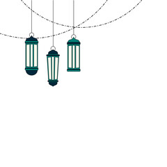 Islamic Hanging Lantern Decoration