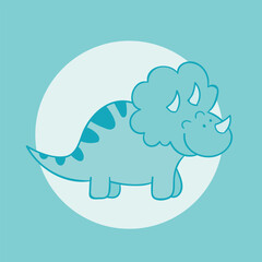 Tiny dinosaur for kids