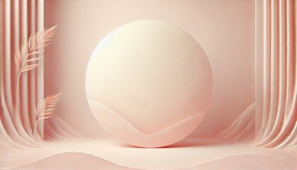Fototapeta premium A light pink backdrop with a subtle texture, ideal for an elegant and refined design